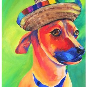 Painting Lesson: Dogs Painted in Unrealistic Colors