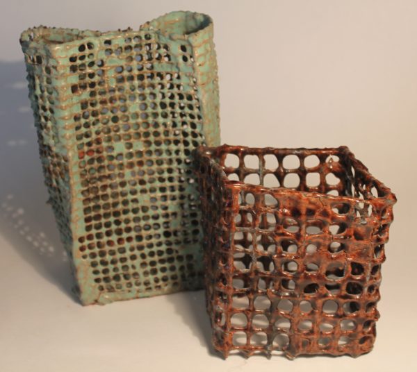 Sculpture Lesson Clay and Wire Mesh